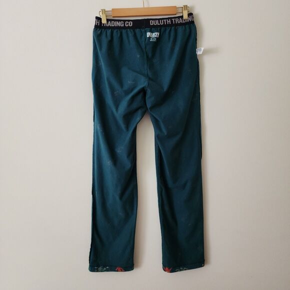 Duluth Men's Lumber Jams Cotton Sleep Pajama Pants Green Red Christmas Size M/32 - Picture 4 of 6